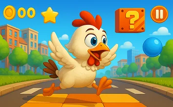 Third happy chicken in the game