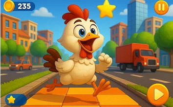 Fourth happy chicken in the game